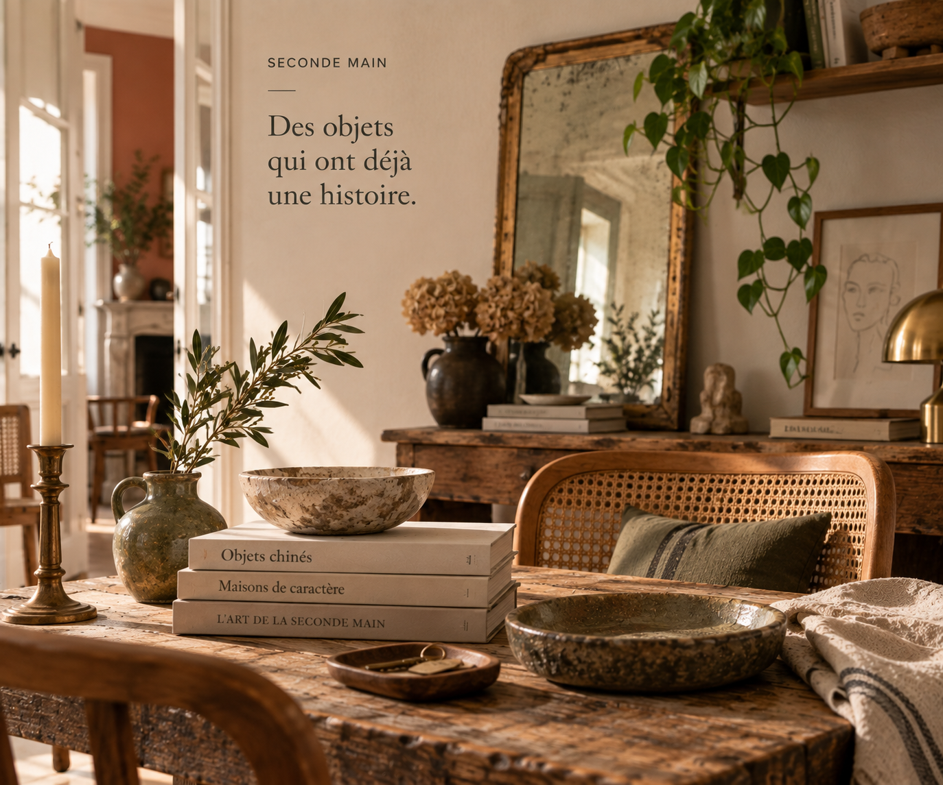 Home objets chinés, histoires vivantes